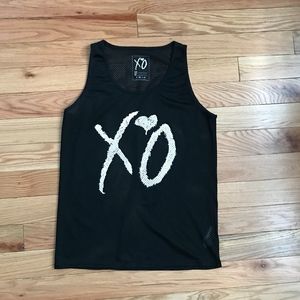 XO Classic Logo Black Mesh Tank